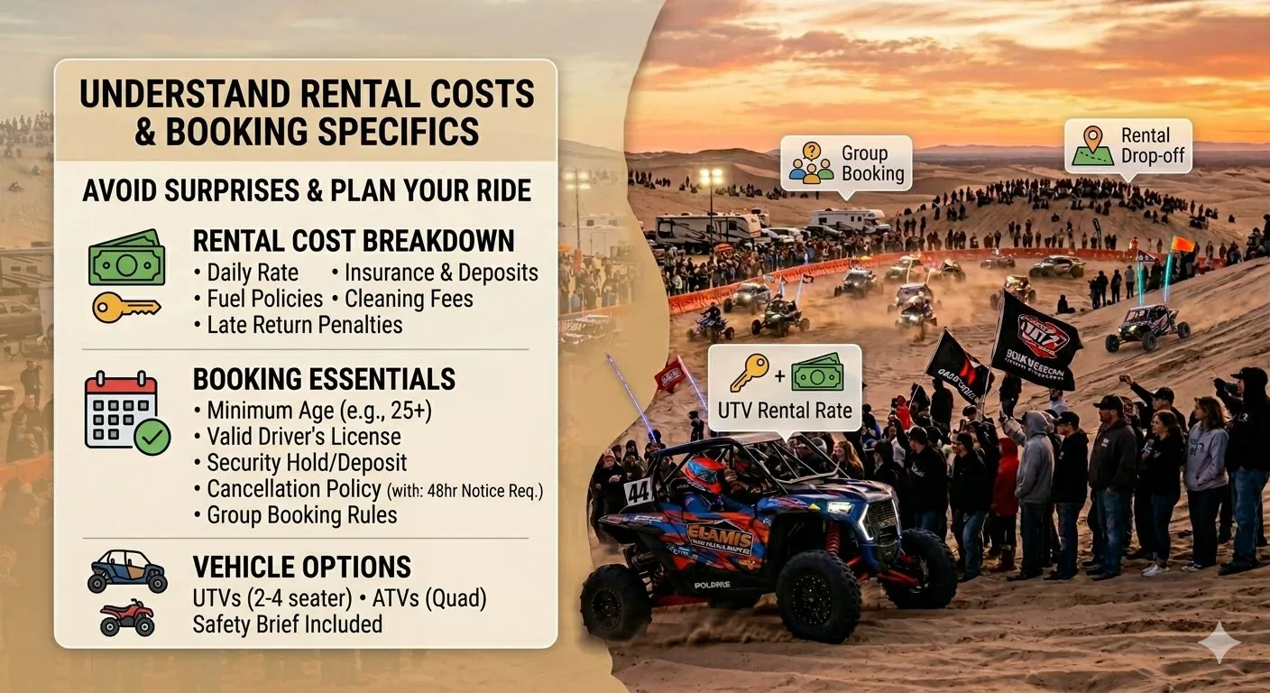 Understand Rental Costs and Booking Specifics